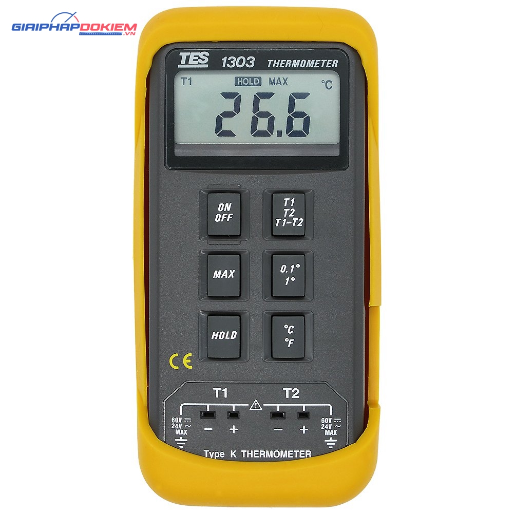 Máy đo nhiệt độ tiếp xúc TES 1303 16 Máy đo nhiệt độ tiếp xúc TES 1303