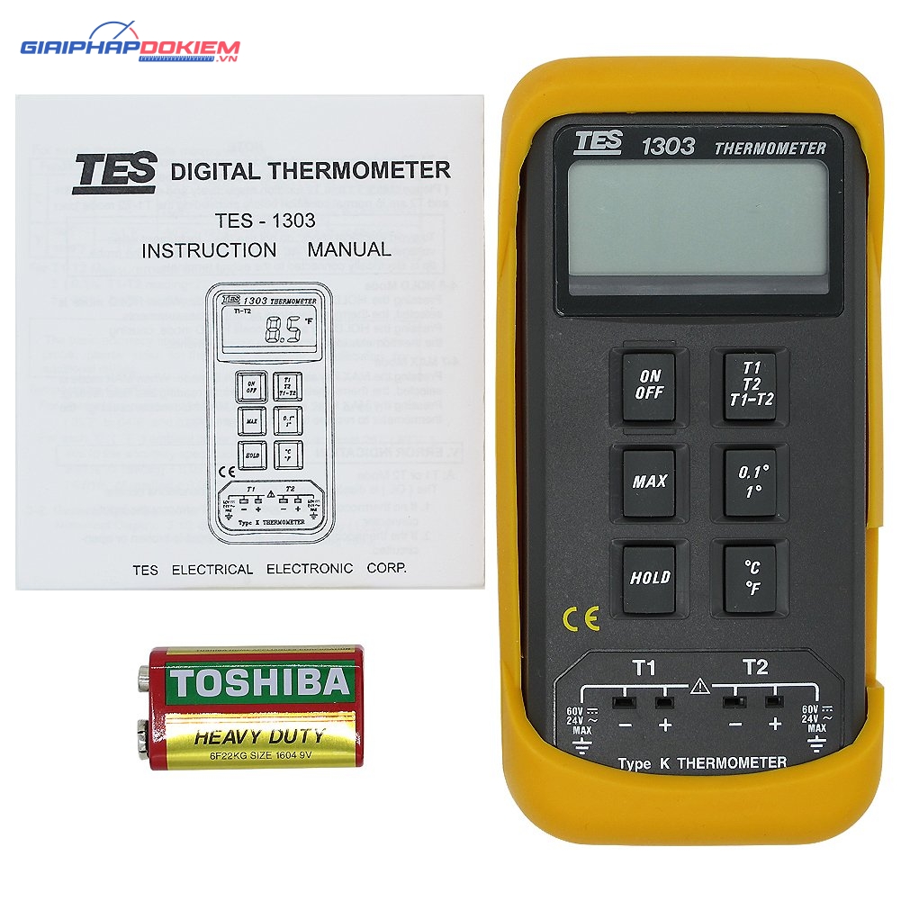 Máy đo nhiệt độ tiếp xúc TES 1303 13 Máy đo nhiệt độ tiếp xúc TES 1303