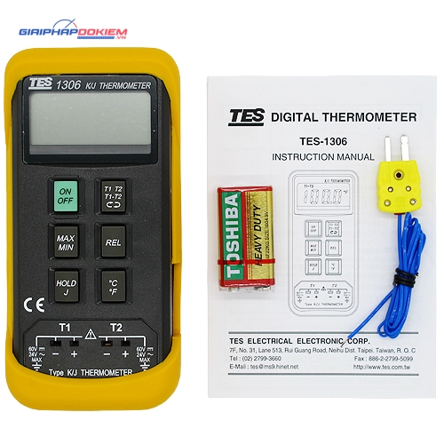 Máy đo nhiệt độ TES 1306 27 Máy đo nhiệt độ TES 1306