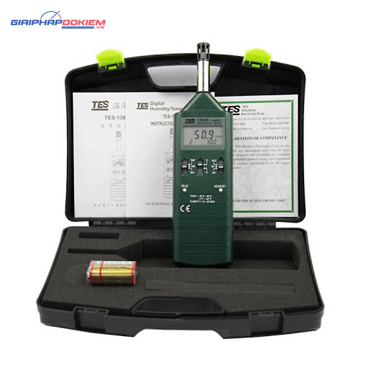 Máy đo nhiệt độ độ ẩm TES 1360A 22 Máy đo nhiệt độ độ ẩm TES 1360A