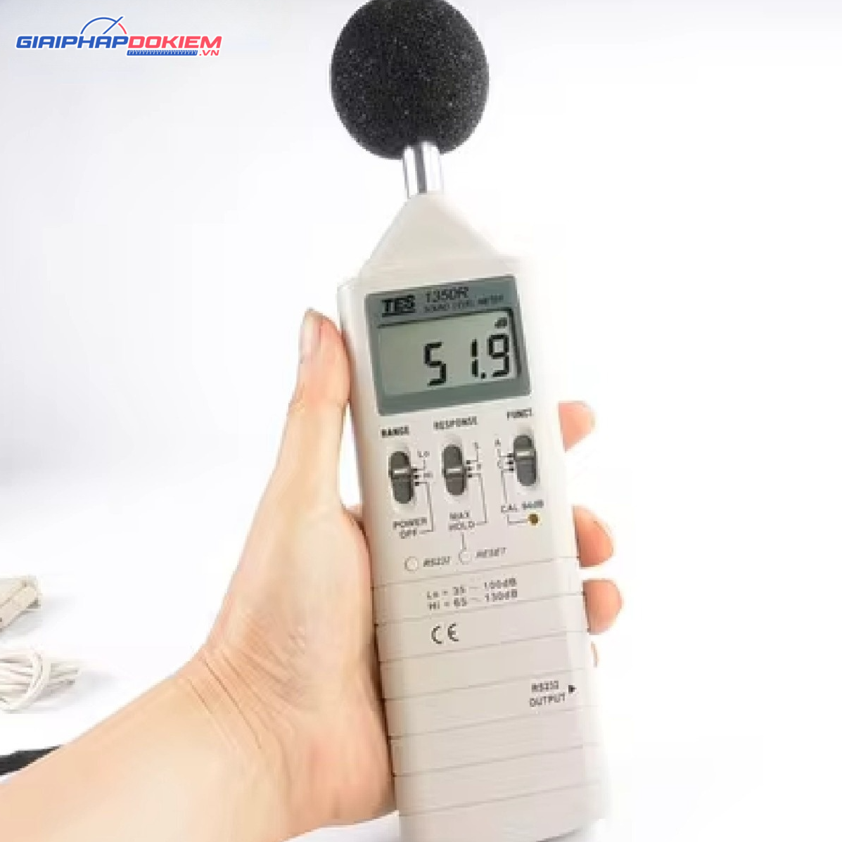Máy đo độ ồn TES 1350R 8 Máy đo độ ồn TES 1350R