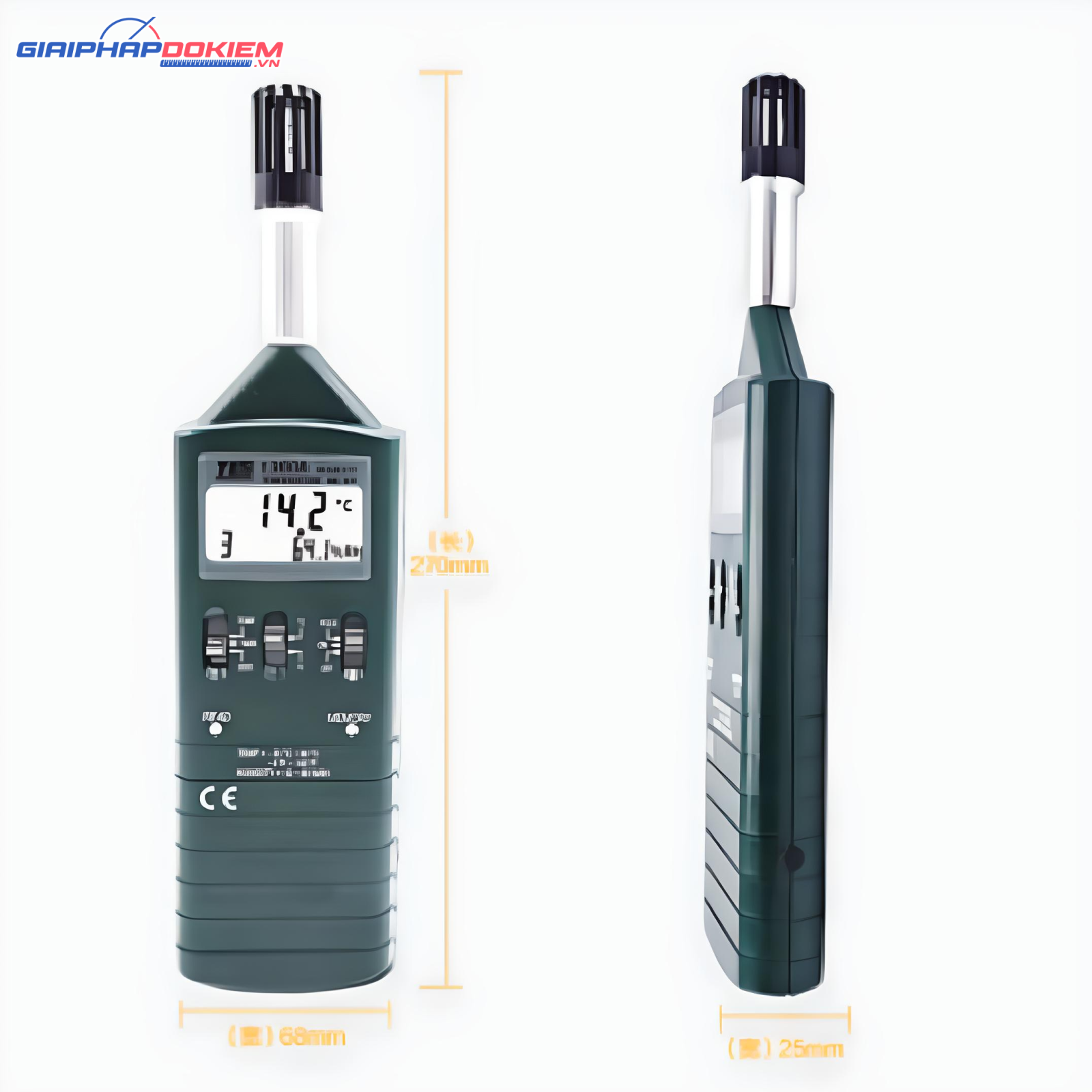 Máy đo nhiệt độ độ ẩm TES 1360A 17 Máy đo nhiệt độ độ ẩm TES 1360A