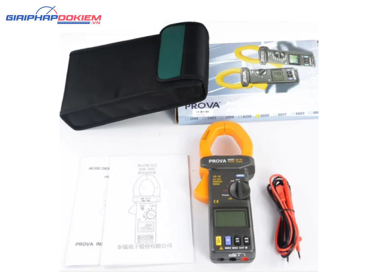 Ampe kìm đo công suất AC/DC Prova 6601 11 Ampe kìm đo công suất AC/DC Prova 6601