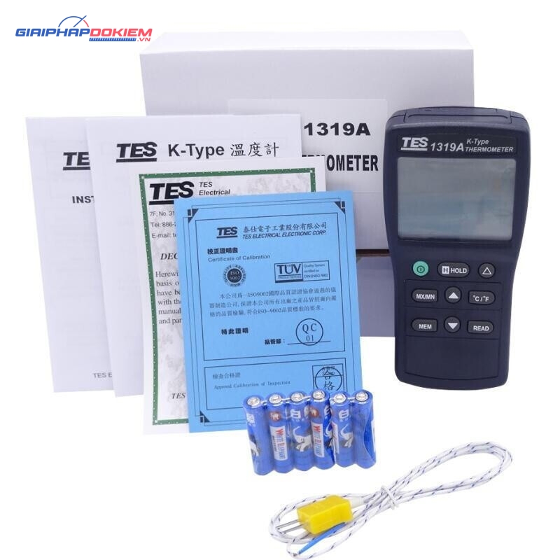 Máy đo nhiệt độ tiếp xúc TES 1319A 10 Máy đo nhiệt độ tiếp xúc TES 1319A