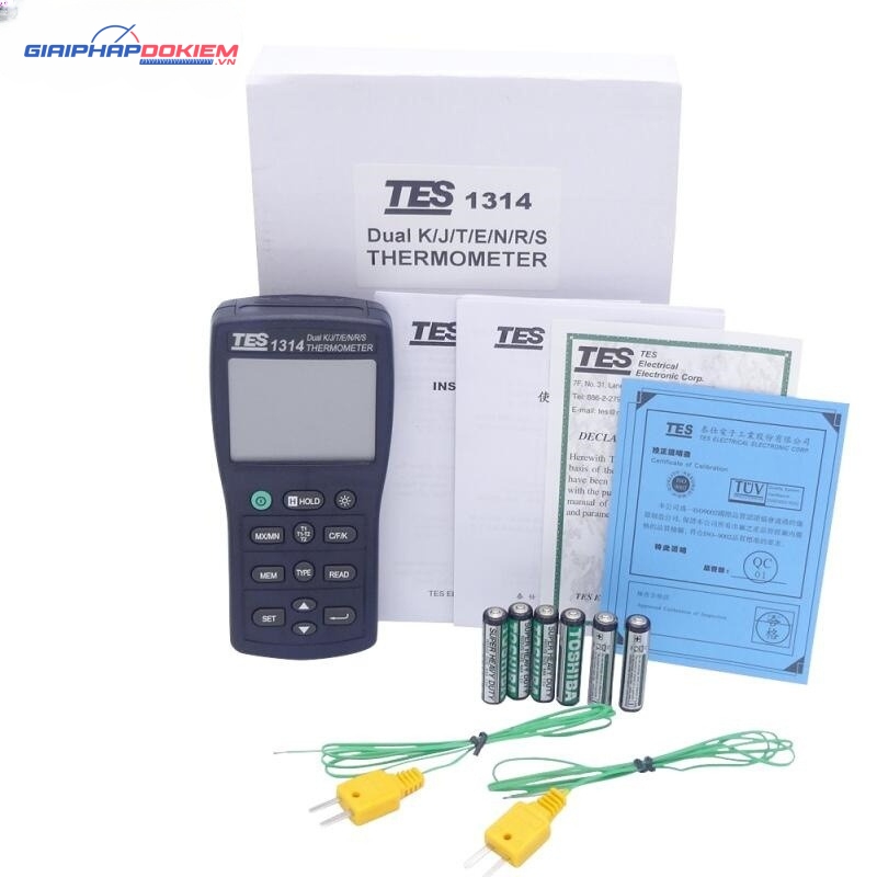 Máy đo nhiệt độ tiếp xúc TES-1314 14 Máy đo nhiệt độ tiếp xúc TES-1314