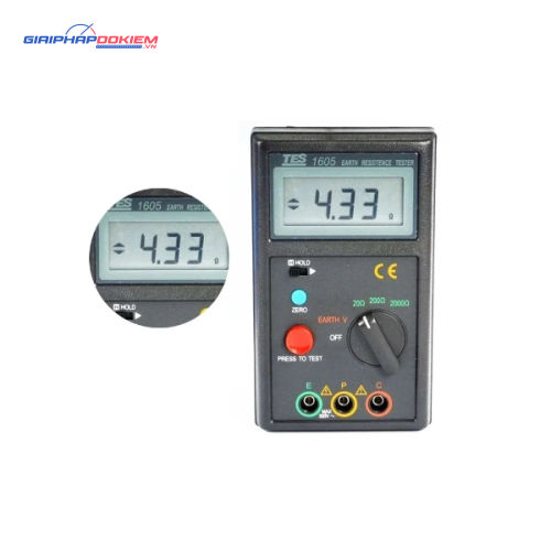 Máy đo điện trở đất TES 1605 9 Máy đo điện trở đất TES 1605