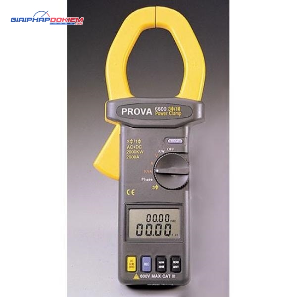 Thiết bị đo công suất PROVA 6600 15 Thiết bị đo công suất PROVA 6600