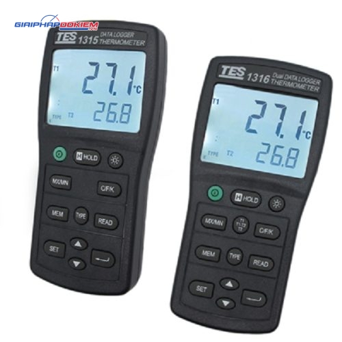 Máy đo nhiệt độ K, J, E, T, R, S, N TES 1315 8 Máy đo nhiệt độ K, J, E, T, R, S, N TES 1315