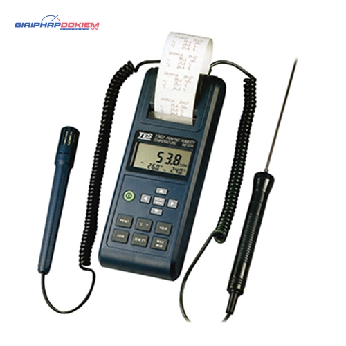 Máy đo nhiệt độ độ ẩm tích hợp máy in TES 1362 8 Máy đo nhiệt độ độ ẩm tích hợp máy in TES 1362
