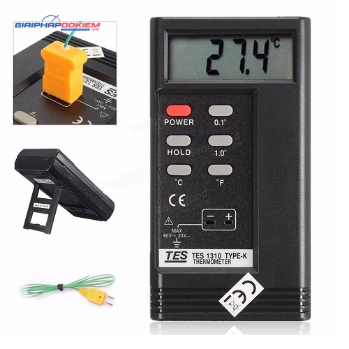 Máy đo nhiệt độ tiếp xúc TES 1310 43 TES 1310