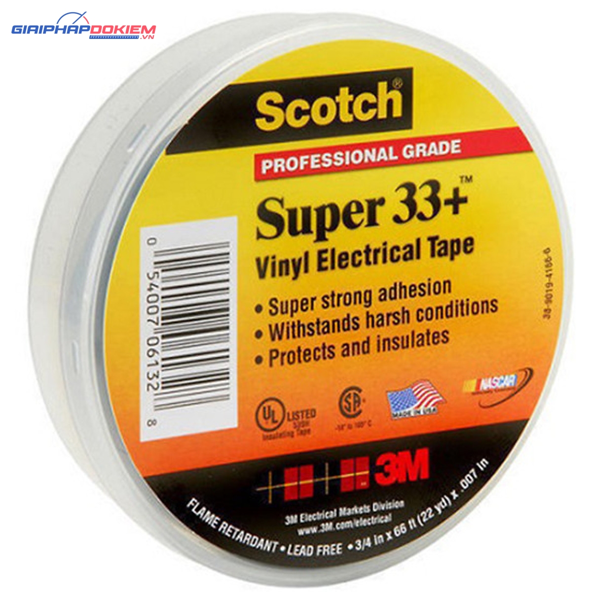 Băng keo cách điện vinyl 3M Scotch Super 33+ Băng keo cách điện vinyl 3M Scotch Super 33+