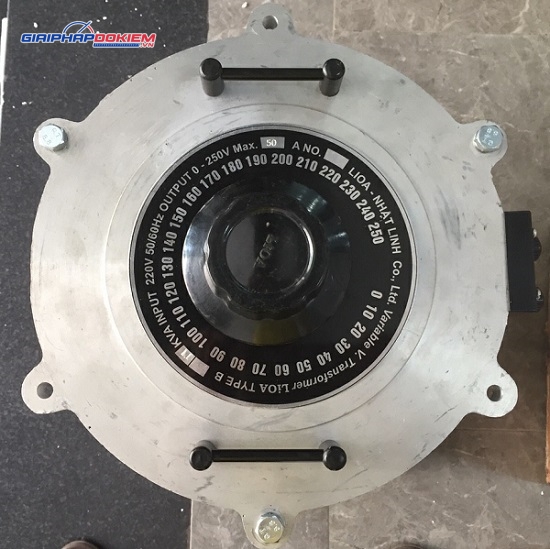 Biến Áp Vô Cấp 1 Pha LiOA SD-25100 5 Biến Áp Vô Cấp 1 Pha LiOA SD-25100