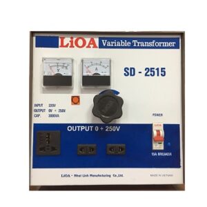 Biến Áp Vô Cấp 1 Pha LiOA SD-2515