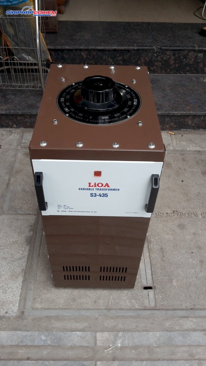 Biến Áp Vô Cấp 3 Pha LiOA S3-435 2 Biến Áp Vô Cấp 3 Pha LiOA S3-435