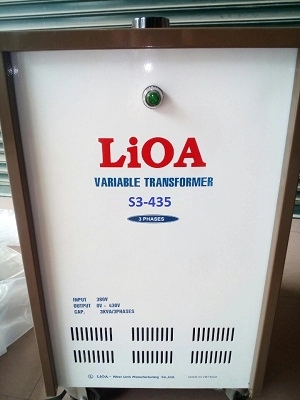 Biến Áp Vô Cấp 3 Pha LiOA S3-435 Biến Áp Vô Cấp 3 Pha LiOA S3-435