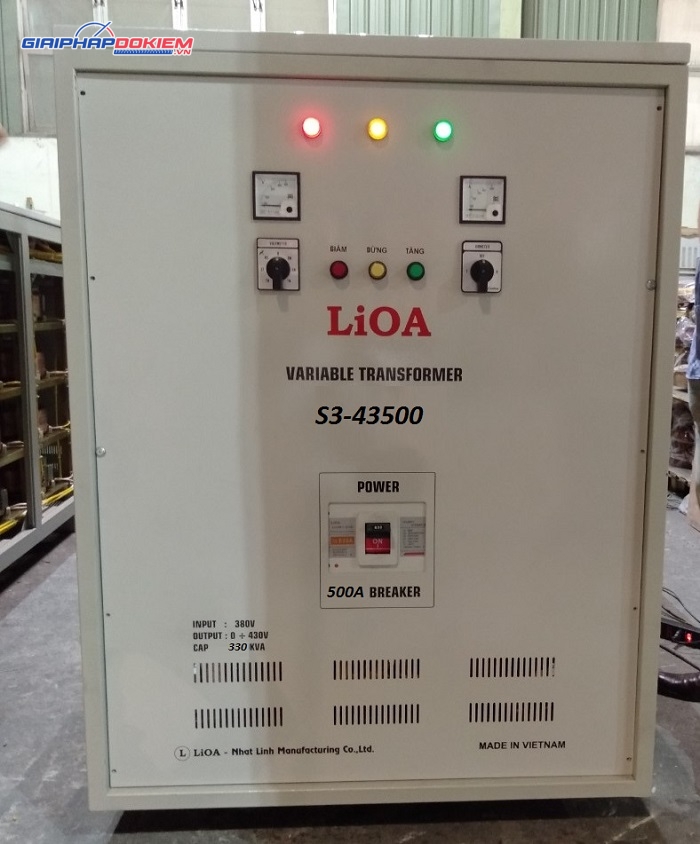 Biến Áp Vô Cấp 3 Pha LiOA S3-43500 Biến Áp Vô Cấp 3 Pha LiOA S3-43500