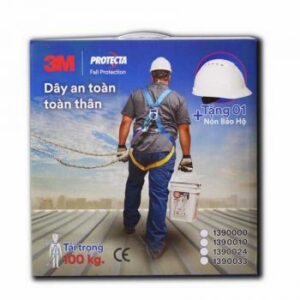 Bộ dây đai toàn thân kèm dây kết nối 2 móc 3M 10 Bộ dây đai toàn thân kèm dây kết nối 2 móc 3M
