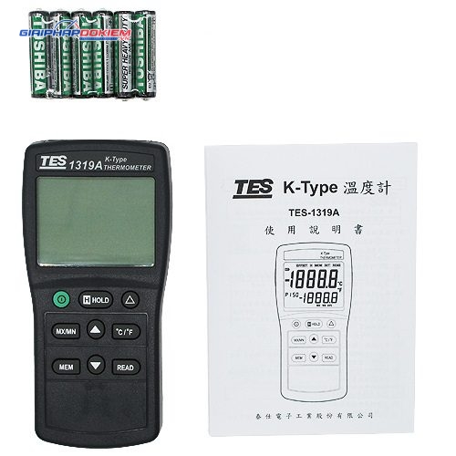 Máy đo nhiệt độ tiếp xúc TES 1319A 15 Máy đo nhiệt độ tiếp xúc TES 1319A