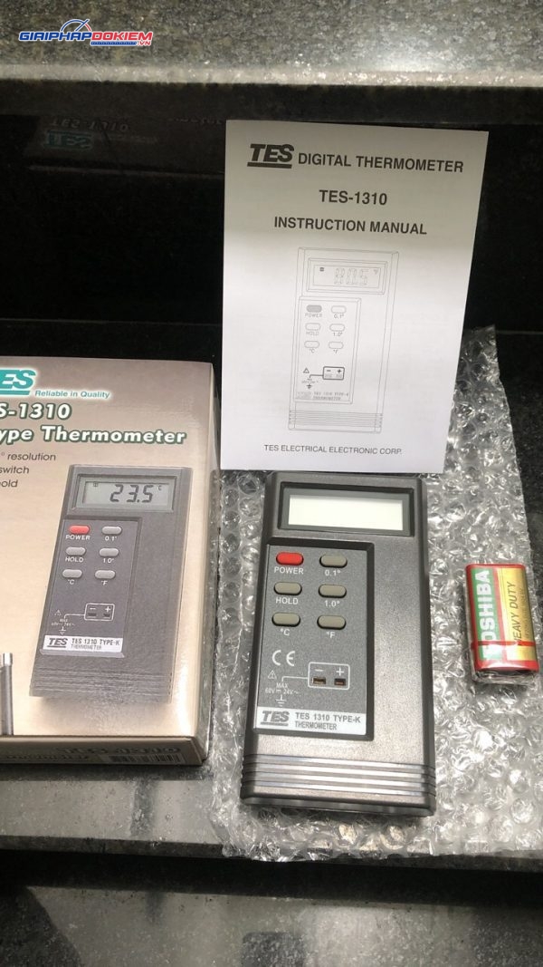 Máy đo nhiệt độ tiếp xúc TES 1310 49 Máy đo nhiệt độ tiếp xúc TES 1310