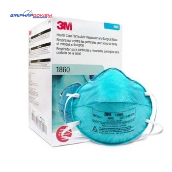 Khẩu trang tiêu chuẩn N95 3M 1860 Khẩu trang tiêu chuẩn N95 3M 1860
