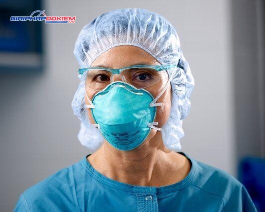 Khẩu trang tiêu chuẩn N95 3M 1860 Khẩu trang tiêu chuẩn N95 3M 1860