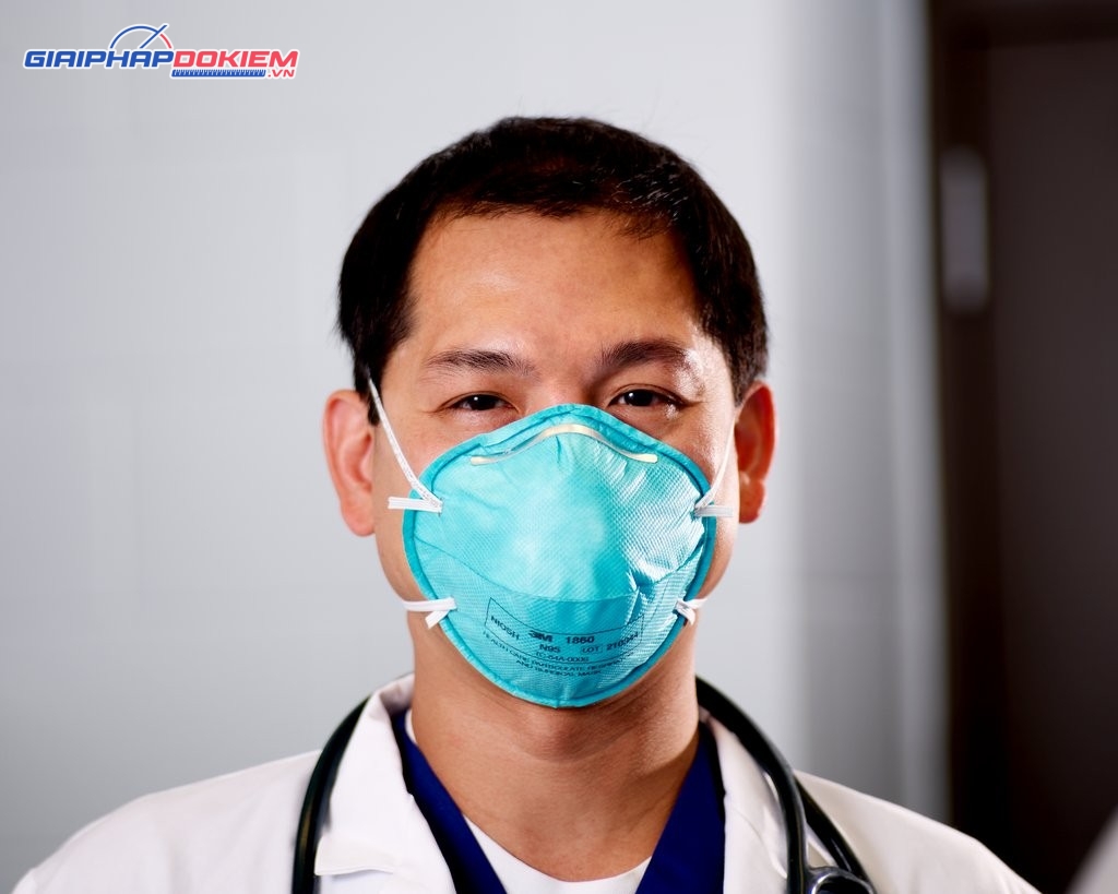 Khẩu trang tiêu chuẩn N95 3M 1860 Khẩu trang tiêu chuẩn N95 3M 1860