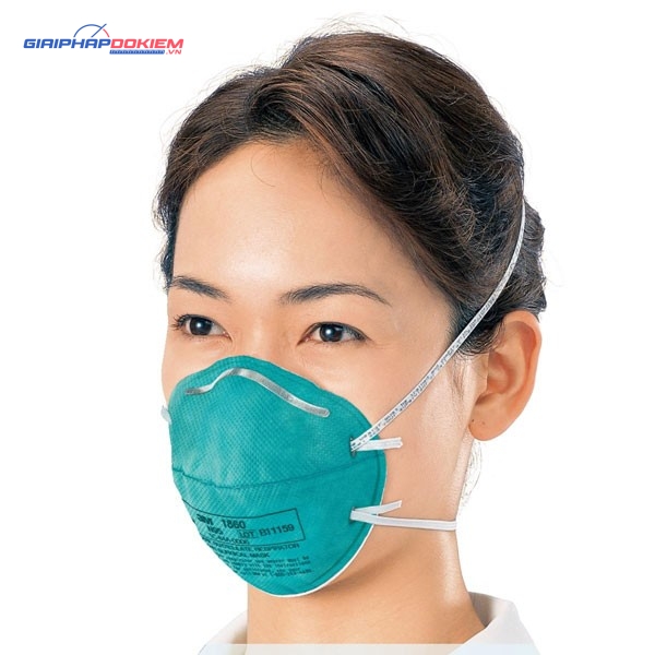 Khẩu trang tiêu chuẩn N95 3M 1860 Khẩu trang tiêu chuẩn N95 3M 1860