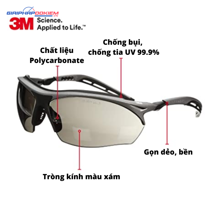 Kính 3M Chống Bụi,Tia UV 99% 14247 Kính 3M Chống Bụi,Tia UV 99% 14247