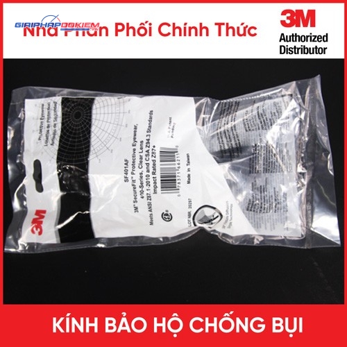 Kính bảo hộ 3M SF401AF chống bụi, chống đọng sương, chống trầy xước 5 Kính bảo hộ 3M SF401AF chống bụi, chống đọng sương, chống trầy xước