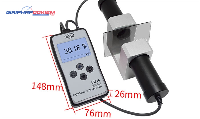 Máy đo độ truyền sáng Linshang LS116 18 Máy đo độ truyền sáng Linshang LS116