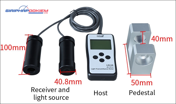 Máy đo độ truyền sáng Linshang LS116 19 Máy đo độ truyền sáng Linshang LS116