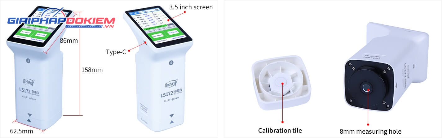 Máy đo kiểm so lệch màu Linshang LS172 15 Máy đo kiểm so lệch màu Linshang LS172