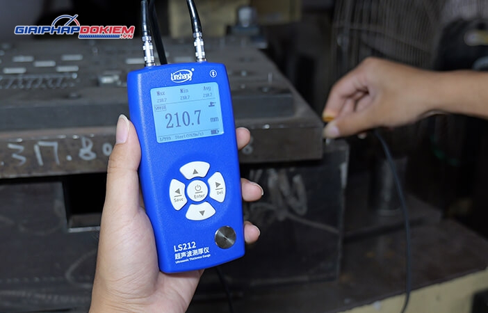 Máy đo độ dày siêu âm Linshang LS212 21 Máy đo độ dày siêu âm Linshang LS212