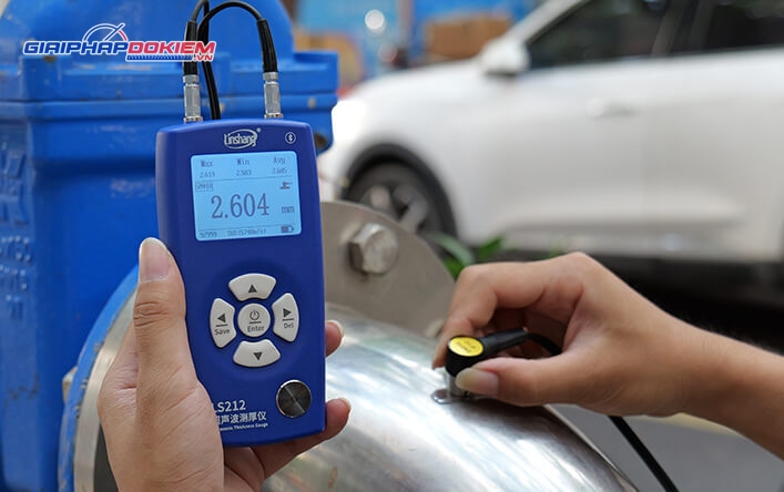 Máy đo độ dày siêu âm Linshang LS212 23 Máy đo độ dày siêu âm Linshang LS212