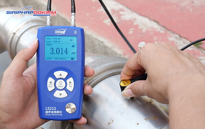 Máy đo độ dày siêu âm Linshang LS212 24 Máy đo độ dày siêu âm Linshang LS212
