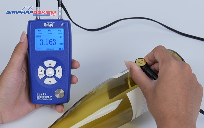 Máy đo độ dày siêu âm Linshang LS212 25 Máy đo độ dày siêu âm Linshang LS212