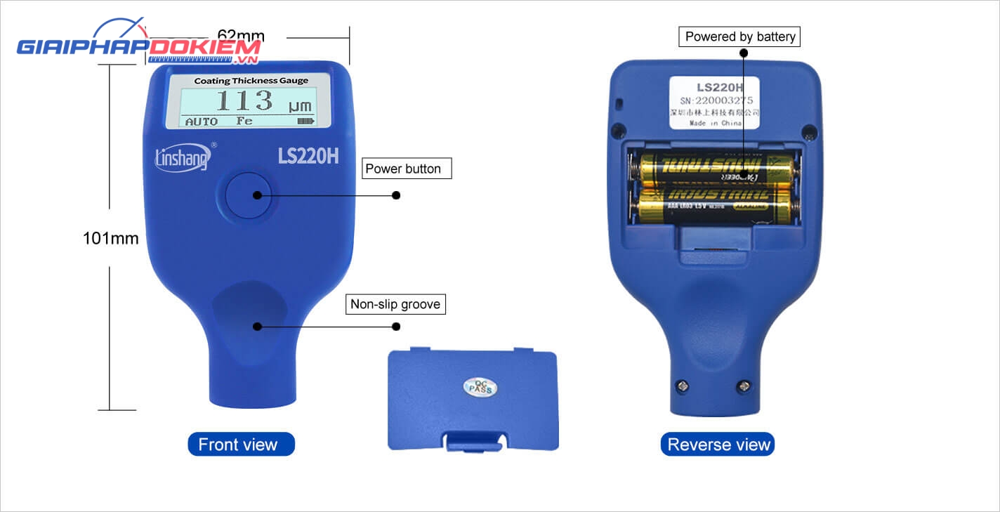 Máy đo độ dày lớp phủ Linshang LS220H 43 Máy đo độ dày lớp phủ Linshang LS220H