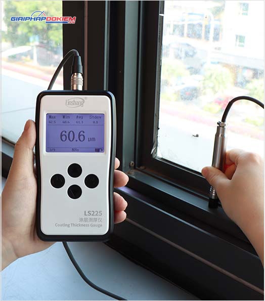 Dụng cụ cố định máy đo độ dày lớp phủ Linshang LS225+N1500 12 Dụng cụ cố định máy đo độ dày lớp phủ Linshang LS225+N1500