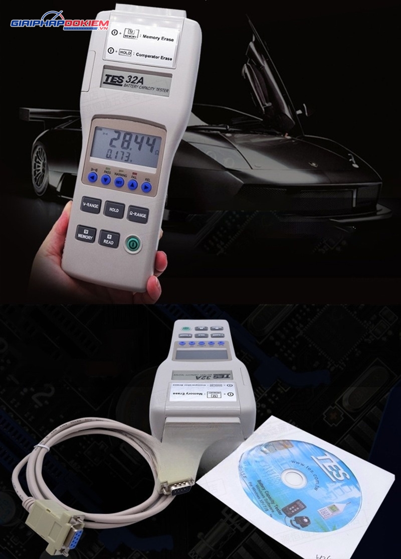 Máy kiểm tra dung lượng Pin TES 32A 13 Máy kiểm tra dung lượng Pin TES 32A