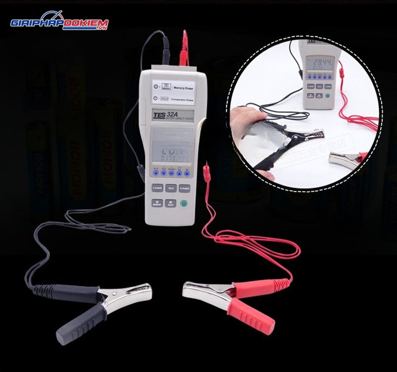 Máy kiểm tra dung lượng Pin TES 32A 11 Máy kiểm tra dung lượng Pin TES 32A