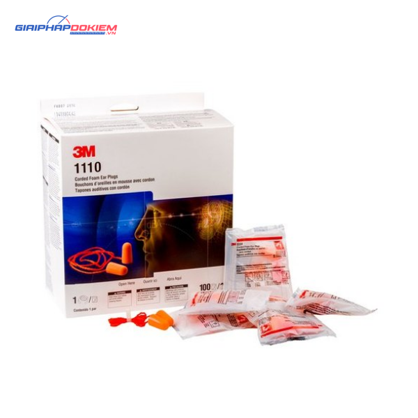 Nút tai chống ồn 3M 1110 3 Nút tai chống ồn 3M 1110