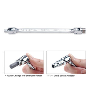 Cần vặn 2 đầu điếu 1/4" TOPTUL AREA