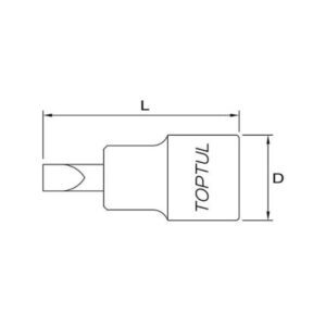 Vít dẹt TOPTUL BCCA 3 Vít dẹt TOPTUL BCCA