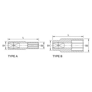 Tuýp lục giác dài 3/8" TOPTUL BBEE 3 Tuýp lục giác dài 3/8
