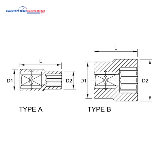 Tuýp bông 3/4" TOPTUL BAEB 2 Tuýp bông 3/4" TOPTUL BAEB