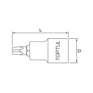 Đầu vít sao lỗ TOPTUL BCNA 3 Đầu vít sao lỗ TOPTUL BCNA
