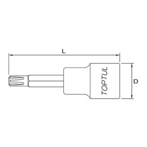 Tuýp đầu sao 1/2" TOPTUL BCRA 3 Tuýp đầu sao 1/2