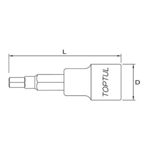 Vít lục giác dài TOPTUL BCTA