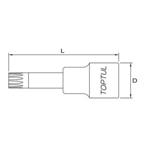 Tuýp đầu bông 1/2
