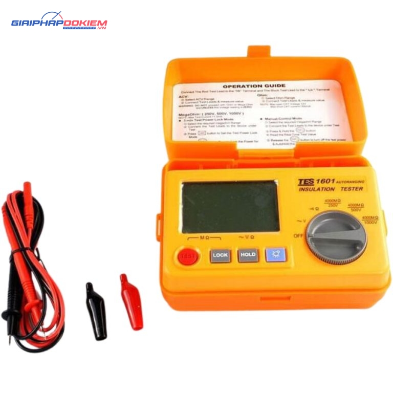 Máy đo điện trở cách điện TES-1601 10 Máy đo điện trở cách điện TES-1601